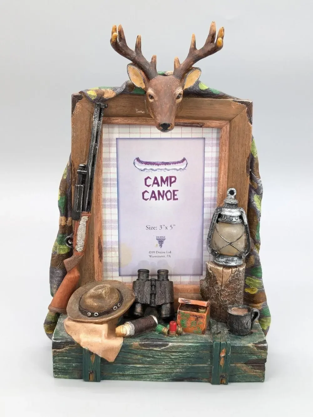 Camping Hunting Lighted Photo Frame For 3